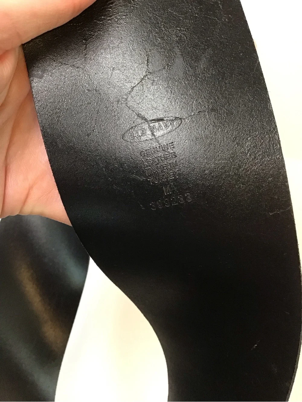 OLD NAVY Women's Black Leather Wide Corset Waist Belt with Silver Buckle M
